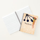 スプーンの測定用個人用料理本レシピノート ノートブック (内部)