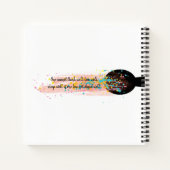 スプーンの測定用個人用料理本レシピノート ノートブック (裏面)