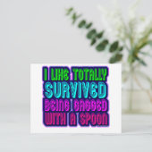 スプーンの生存者とギャグで加工される! ポストカード (スタンド正面)