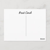 スプーンの鉛筆のスケッチの郵便はがき ポストカード (裏面)