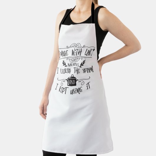 スプーンをなめた エプロン (インサイチュ)