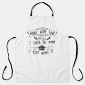 スプーンをなめた エプロン (正面)