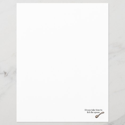 スプーンをなめる時間を持とう チラシ (正面)