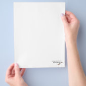 スプーンをなめる時間を持とう チラシ (手)