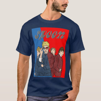 スプーンバンドアートの友達 Tシャツ