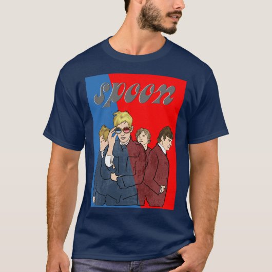 スプーンバンドアートの友達 Tシャツ (正面)