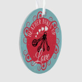 スプーンベーキングパーソナライズされたクリスマス オーナメント (正面)