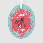 スプーンベーキングパーソナライズされたクリスマス オーナメント (正面)