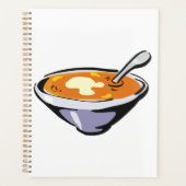 スプーン入りトマトスープ丼 プランナー手帳 (正面)