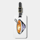 スプーン入りトマトスープ丼 ラゲッジタグ (正面縦)