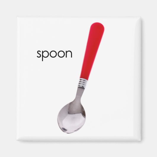 スプーン冷凍機磁石 マグネット (正面)