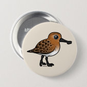 スプーン勘定書を出されたシギの繁殖 缶バッジ (正面&裏面)