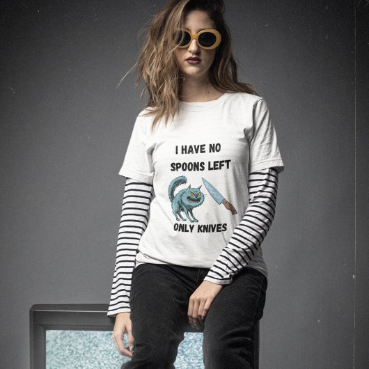 スプーン家ギグスプーン理論の慢性的な痛み戦士 Tシャツ