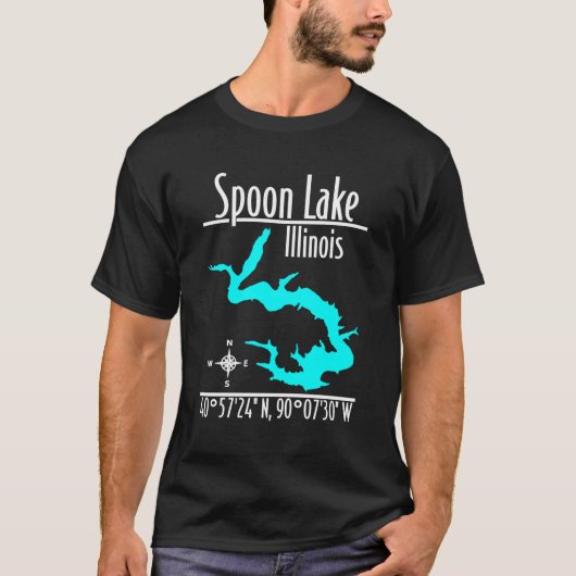 スプーン湖イリノイ Tシャツ (正面)