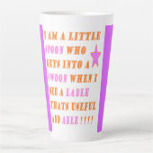 スプーン滝はラドルに恋をする カフェラテマグ (正面)