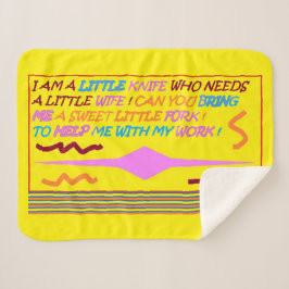 スプーン滝は柄杓とナイフに恋をする シェルパブランケット