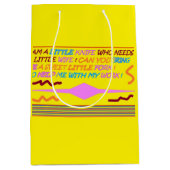 スプーン滝は柄杓とナイフに恋をする ミディアムペーパーバッグ (正面)