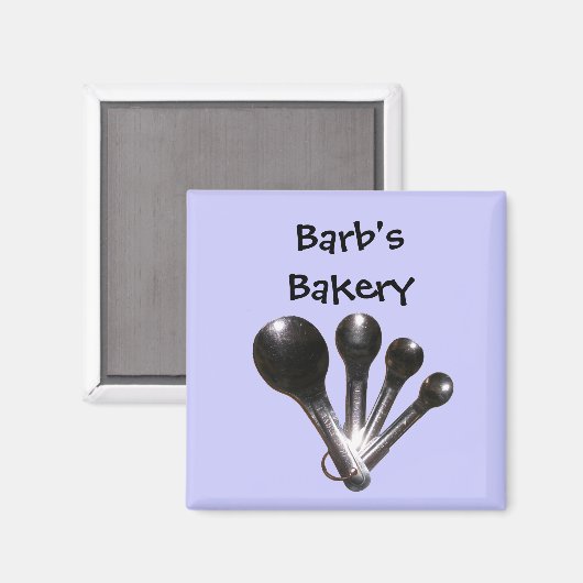 スプーン磁石の測定 マグネット (正面/裏面)