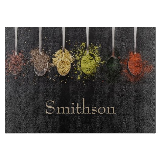 スプーン1杯のスパイス カッティングボード (正面)