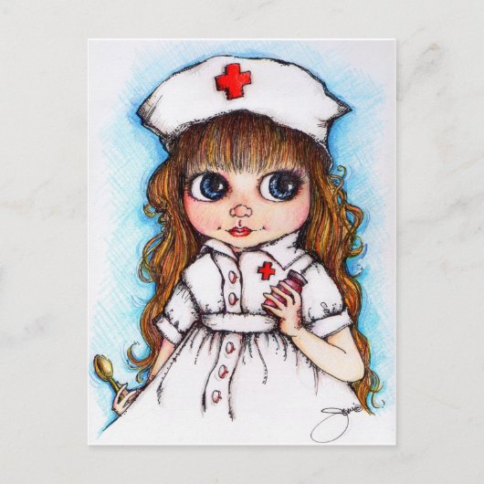 スプーン1杯の砂糖…ナース ポストカード (正面)