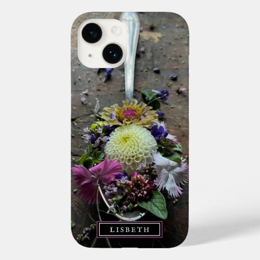 スプーン1杯の花iPhoneケース Case-Mate iPhoneケース (裏面)