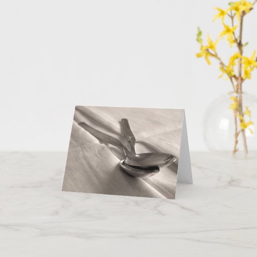 スプーン カード (黄色い花)