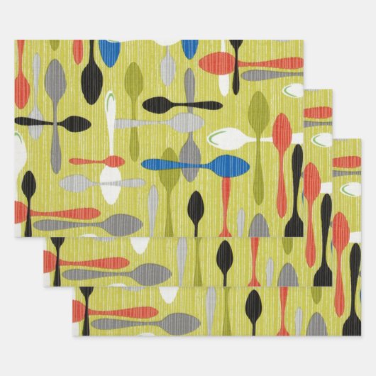 スプーン ラッピングペーパーシート (セット)