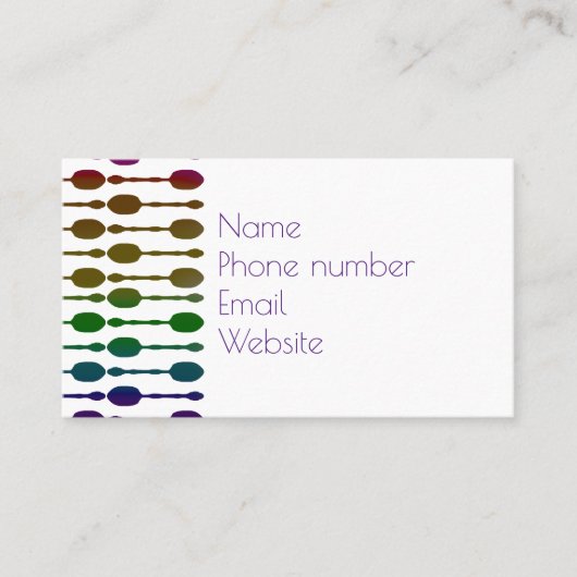 スプーン 名刺 (正面)