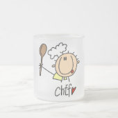 スプーンTシャツとギフト付きシェフ フロストグラスマグカップ (中央)