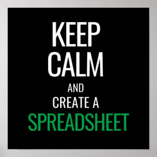 スプ保レッドシートを冷静に作成する – Excel ポスター