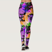 スプ絵を描ターレギンス レギンス (裏面)