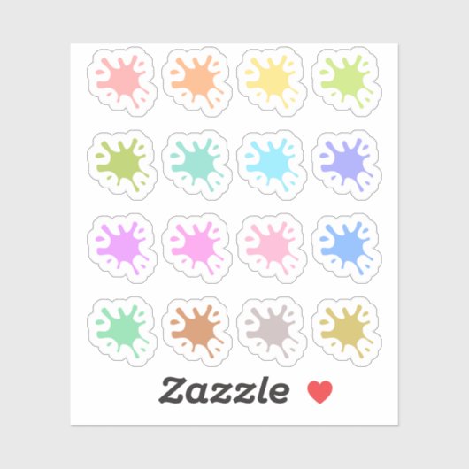 スプ絵を描ラツ日カバーアート先生舞城プランナー シール (シート)