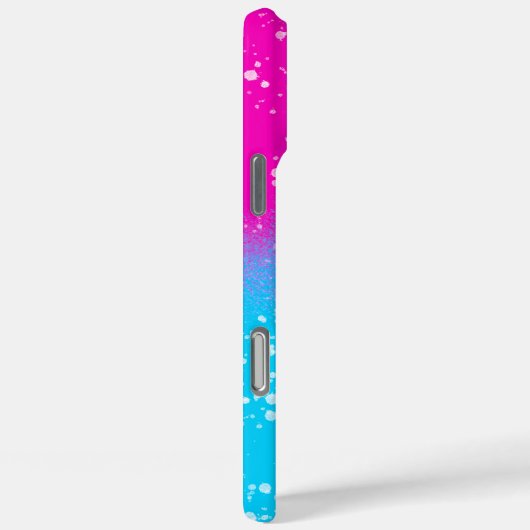 スプ絵を描レーブラックピンクと青の名前 Case-Mate iPhoneケース (裏面 / 右)