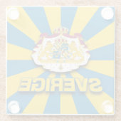 スベリージュコート・オブ・アームズ ガラスコースター (裏面)