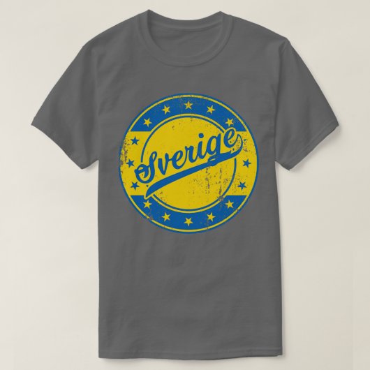 スベリージュスウェーデン Tシャツ (デザイン正面)