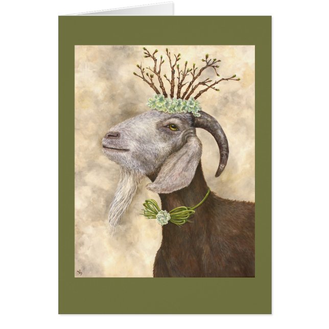 スベンのヤギカード (正面)