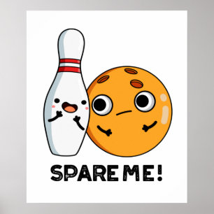 スペアおもしろいMeスポーツボーリング ポスター