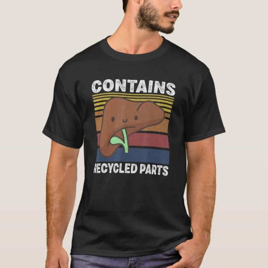 スペアパーツで走る 人工臓器移植の生き残り Tシャツ (正面)