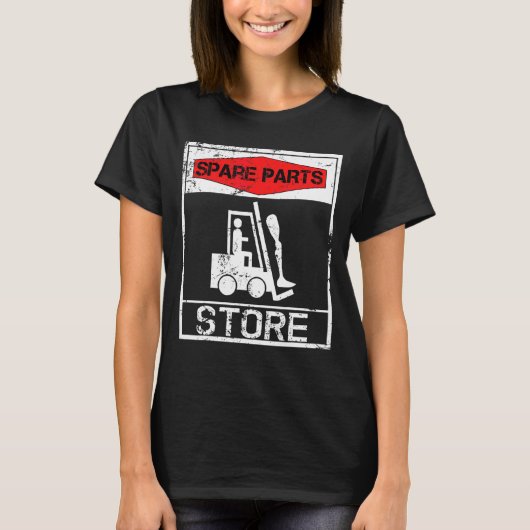 スペアパーツストア脚の切断 Tシャツ (正面)