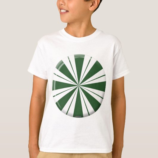 スペアミントストライプキャンディ Tシャツ (正面)