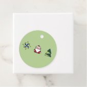 スペアミント折り紙クリスマス フェイバータグ (インサイチュ)