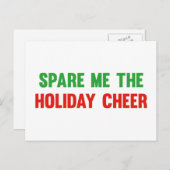 スペアミーザホリデイ応援 シーズンポストカード (正面/裏面)