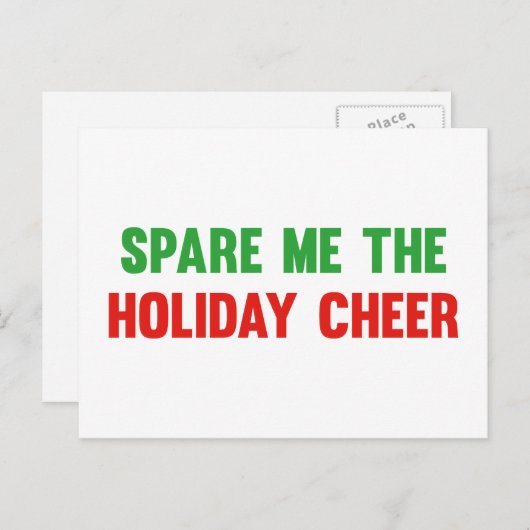 スペアミーザホリデイ応援 シーズンポストカード (正面/裏面)