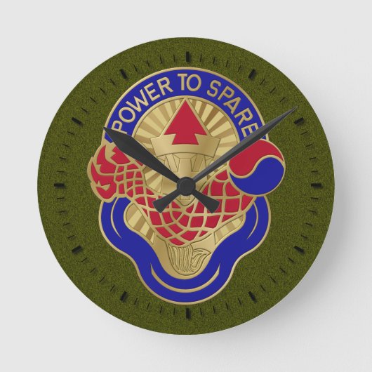 スペア電源 ラウンド壁時計 (正面)