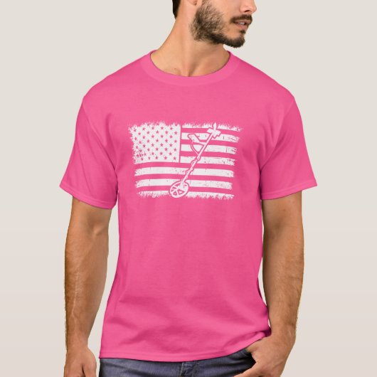 スペアTで行う金属検出検出器 Tシャツ (正面)