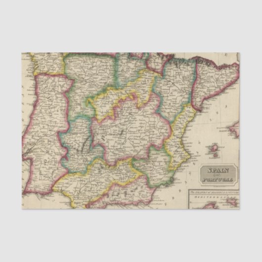 スペインおよびポルトガル19 薄葉紙 (正面)