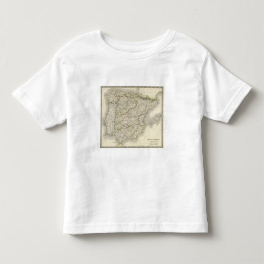 スペインおよびポルトガル9 トドラーTシャツ (正面)