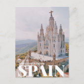 スペインからの挨拶 ポストカード (正面)