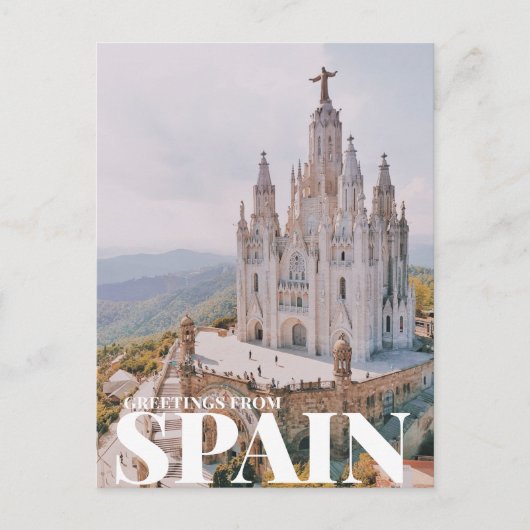 スペインからの挨拶 ポストカード (正面)