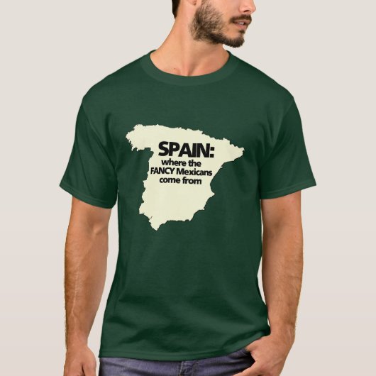 スペインから来られるファンシーなメキシコ人 Tシャツ (正面)